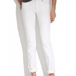 Madewell Rail Straight white denim 31x34 EUC